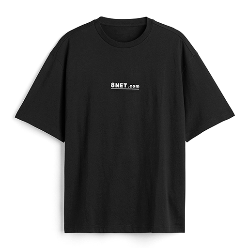 8 Net T-Shirt , M Black