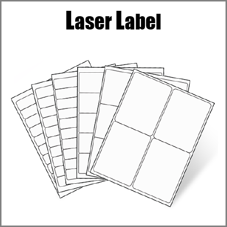 Laser Labels - ( Work in Laser & Inkjet Printers )