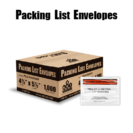 2~3 Days Local Shipping > Packing List Envelopes - Adhesive