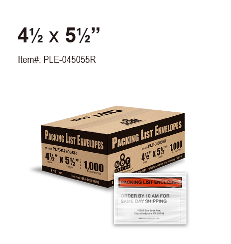 Shipping Supplies > Packing List Envelopes - Adhesive