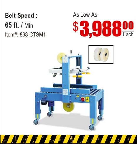 Material Handling & Warehouse Supplies > Carton Tape, Dispensers & Machines