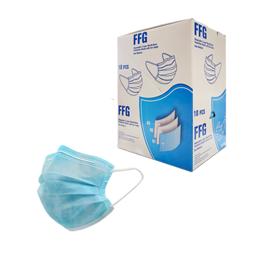 3Ply-Disposable Earloop Facemask