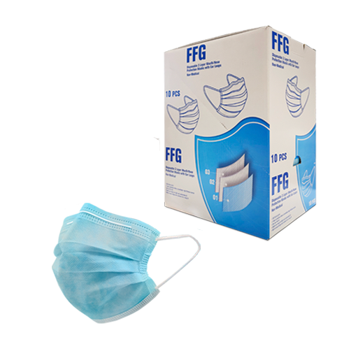 Rewards > 500 Point Rewards > 3Ply-Disposable Earloop Facemask