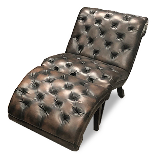 Alessio Leather Chaise