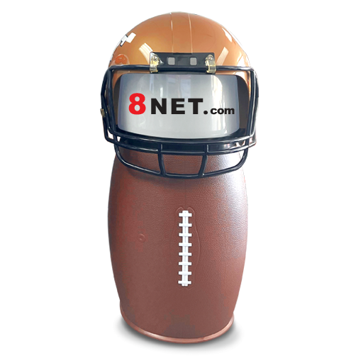 6 Gallon Football Trash Can / Ice Bucket