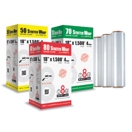 Material Handling & Warehouse Supplies > Stretch Wrap Machines > Stretch Wrap - Hand Length / Machine Length / Mini Wrap