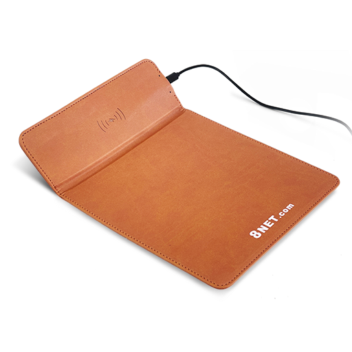 Rewards > 750 Point Rewards > Leatherette Charging Mousepad