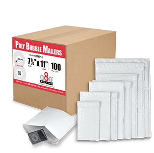 Shipping Supplies > Mailers > Poly Bubble Mailers- Self-Seal