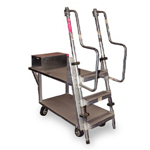 Buy & Sell > Warehouse Equipment & Shipping Supplies > Stock Picking Ladder Cart