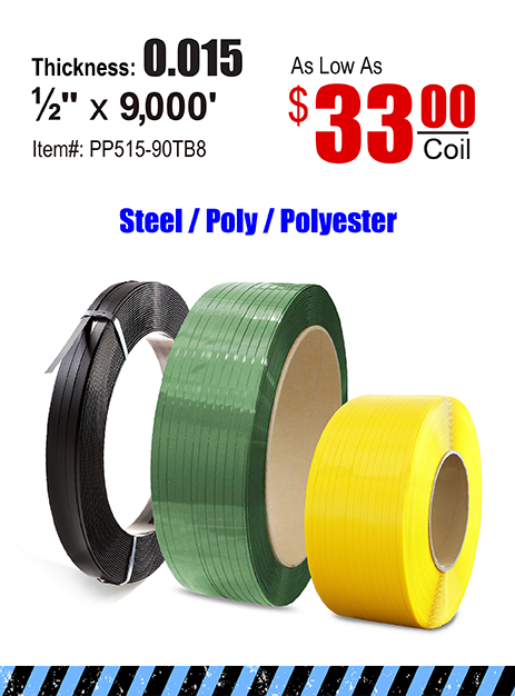 Strapping - Steel / Poly / Polyester