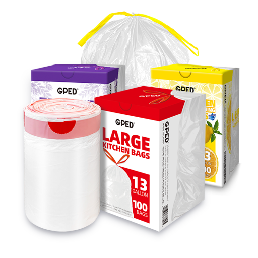 Janitorial  / Breakroom Supplies > Cleaning Tools & Supplies > Trash Liners > Drawstring Trash Liners