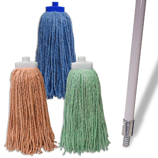 Wet Mop Head & Handle - Economy