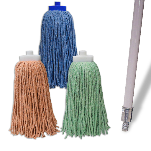 Wet Mop Head & Handle - Economy