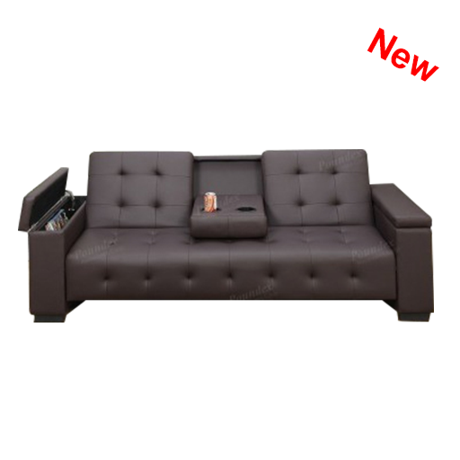 Leather Adjustable Sofa Bed