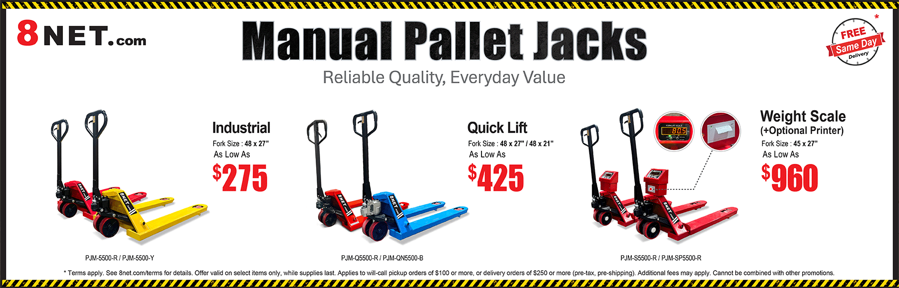 https://www.8net.com/warehouse-utilities/pallet-trucks.html