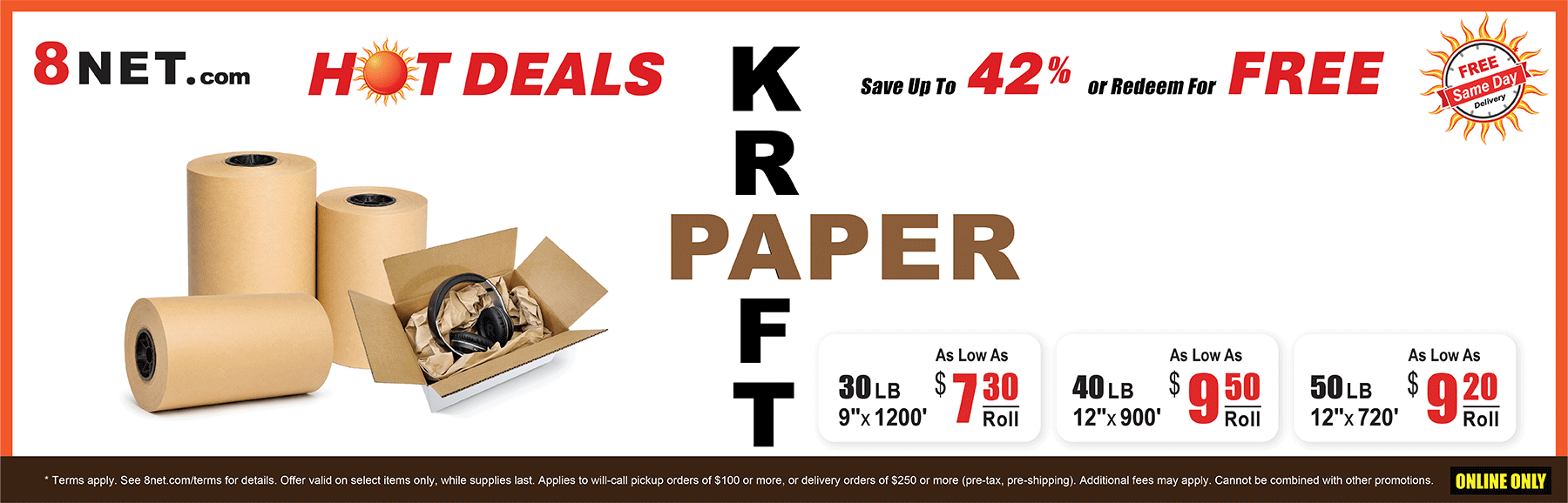 https://www.8net.com/shipping-supply/paper.html