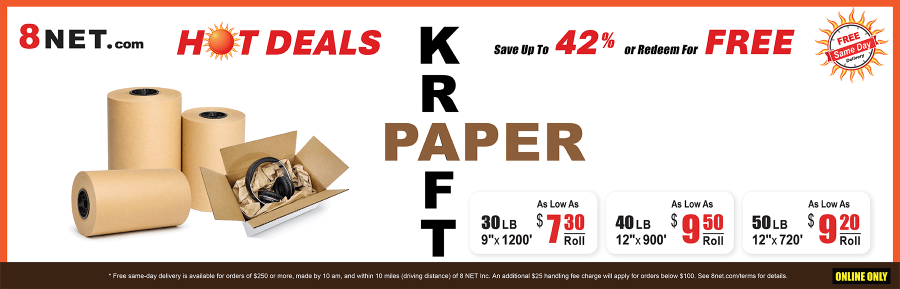 https://www.8net.com/shipping-supply/paper.html