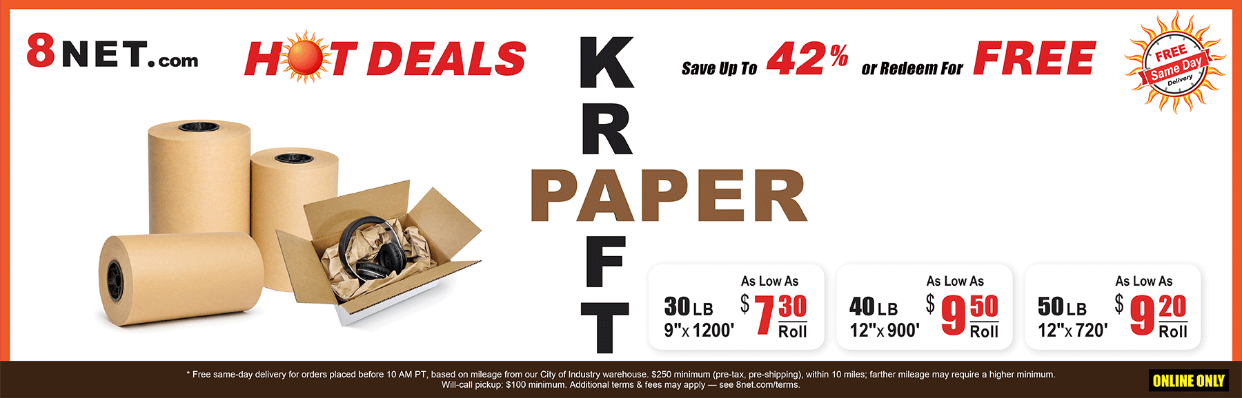 https://www.8net.com/shipping-supply/paper.html