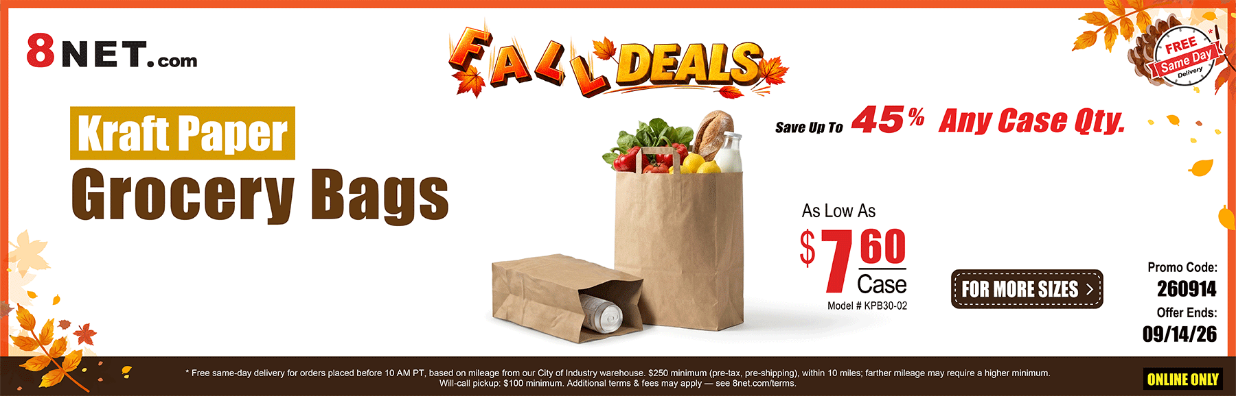 https://www.8net.com/food-service-packaging/grocery-bags-kraft.html