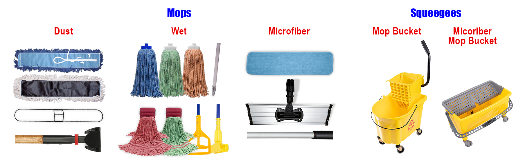 Mops & Squeegees Janitorial Supplies